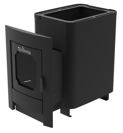 Дровяная банная печь Протопи Парилка 14С дверца со стеклом в Хабаровске