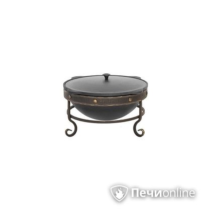 Аксессуары и комплектующие для банных печей Везувий Подставка под казан 12л кованная в Хабаровске