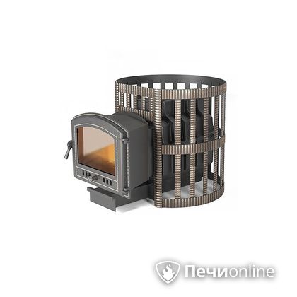 Дровяная печь-каменка Везувий Легенда Ретро Ковка 24 (224) в Хабаровске