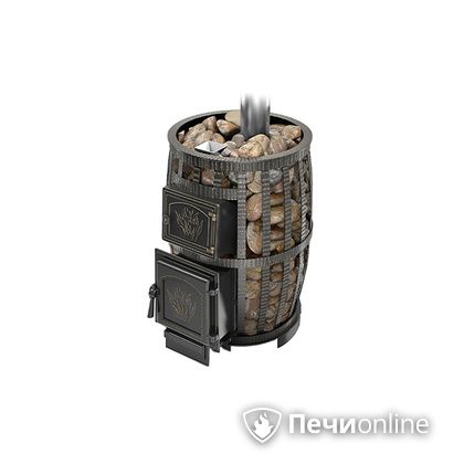 Дровяная печь-каменка Везувий Легенда Русский пар Ковка 24 (271) б/в в Хабаровске