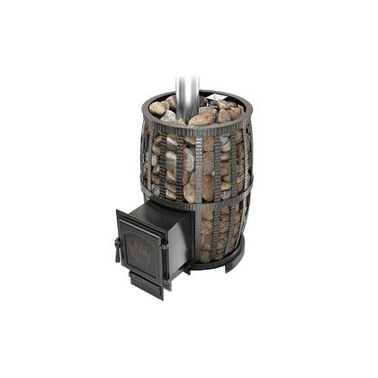 Дровяная печь-каменка Везувий Легенда Русский пар Ковка 24 (271) в Хабаровске