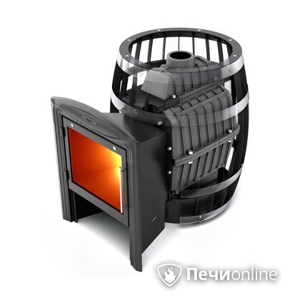 Дровяная печь-каменка TMF Саяны Cast Витра в Хабаровске