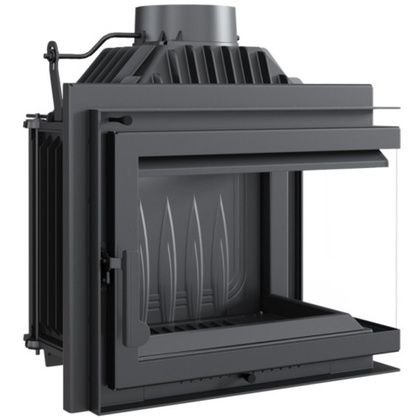 Каминная топка Kratki SIMPLE/M/S/P/BS угловое стекло справа в Хабаровске