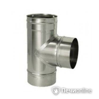 Дымоход Дымок Тройник 90° одностенный 0.5 мм TRHR90 150 в Хабаровске