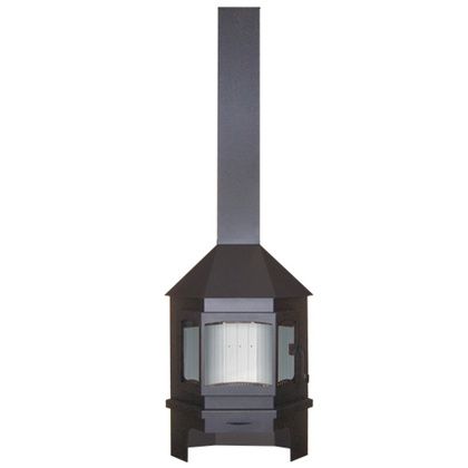 Печь-камин Бавария (Экокамин) угловая мюнхен, графит в Хабаровске