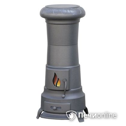 Отопительная печь Plamen Julia эмалир./серая глянцевая в Хабаровске