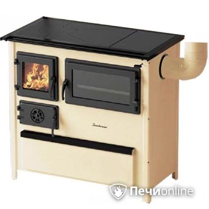 Отопительно-варочная печь MBS Trend Cream R с духовым шкафом в Хабаровске