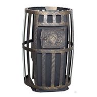 Печь Березка Витязь 28 (сетчатый кожух, ДТ-4) PRO