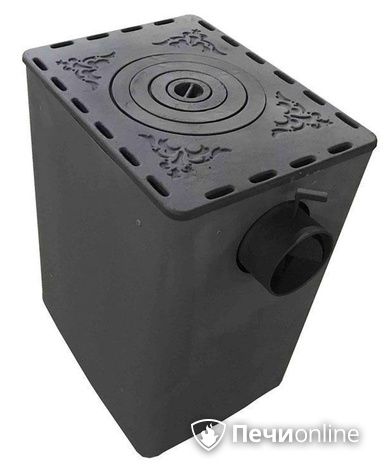 Отопительно-варочная печь Березка Комфорт 120 ДТ-3 стекло в Хабаровске