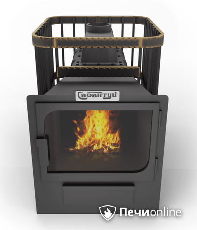 Дровяные печи-каменки Сабантуй Квадро Чугун 24 панорама в Хабаровске