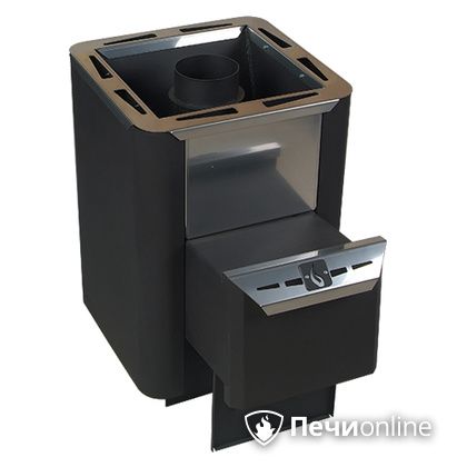 Дровяная банная печь Конвектика Колибри 9 антрацит в Хабаровске