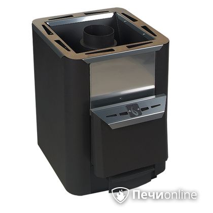 Дровяная банная печь Конвектика Колибри 9У антрацит в Хабаровске