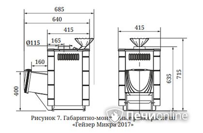 Дровяная печь-каменка TMF Гейзер Микра 2017 Inox ДН ЗК ТО антрацит в Хабаровске