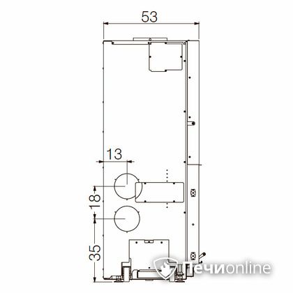 Каминная топка Edilkamin WINDO 120 nero в Хабаровске