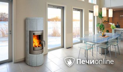 Печь-камин ABX Porto, тальк в Хабаровске