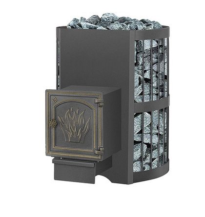 Дровяная банная печь Везувий Скиф Стандарт 22 ДТ-4 в Хабаровске