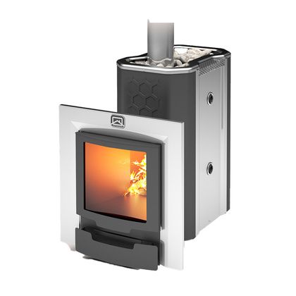 Дровяная банная печь Печь СИБИРЬ-20 ЛРК Профи Панорама (2.0) в Хабаровске