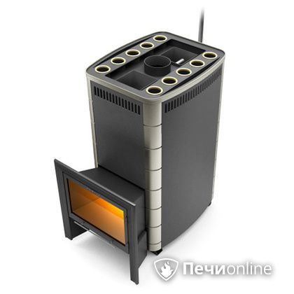 Дровяная банная печь TMF Гекла Inox БСЭ ЗК антрацит НВ в Хабаровске