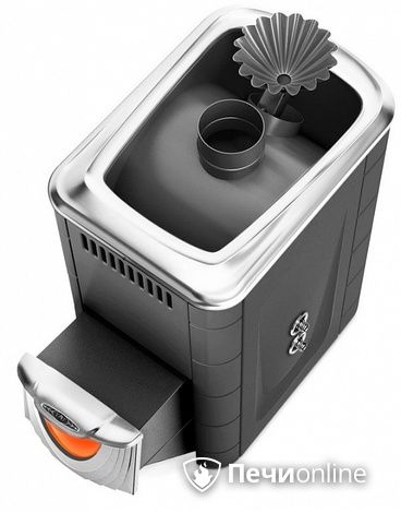 Дровяная банная печь TMF Ангара 2012 Inox ДНС ЗК ТО антрацит в Хабаровске