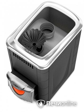 Дровяная банная печь TMF Ангара 2012 Inox ДНС КТК ЗК антрацит в Хабаровске