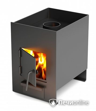 Дровяная банная печь TMF Двушечка антрацит в Хабаровске