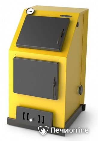 Твердотопливный котел TMF Оптимус Лайт 20кВт под АРТ и ТЭН желтый в Хабаровске