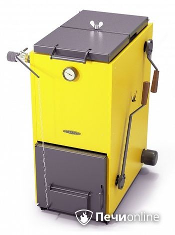 Твердотопливный котел TMF Цельсий Электро 16кВт АРТ ТЭН 6кВт желтый в Хабаровске