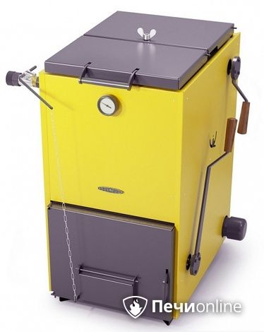 Твердотопливный котел TMF Цельсий Электро 20кВт АРТ ТЭН 6кВт желтый в Хабаровске