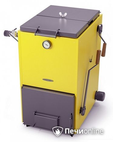 Твердотопливный котел TMF Цельсий Электро 25кВт АРТ ТЭН 6кВт желтый в Хабаровске