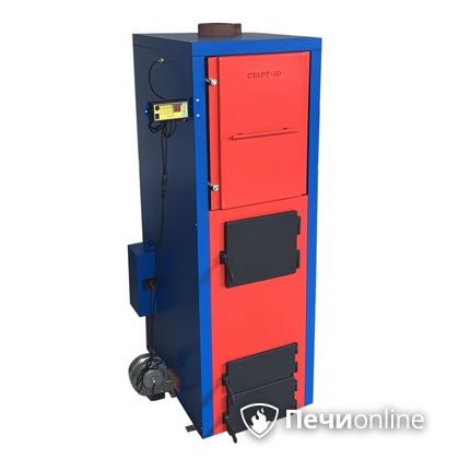 Твердотопливный котел длительного горения Старт 50-Long-MAX (левый) в Хабаровске