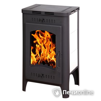 Печь-камин Экокамин Бавария Оптима с металлической крышкой, 6 кВт в Хабаровске