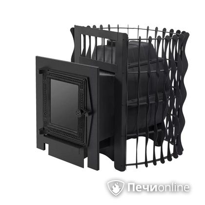 Дровяная банная печь Протопи Чугунка 16 Подкова С в Хабаровске