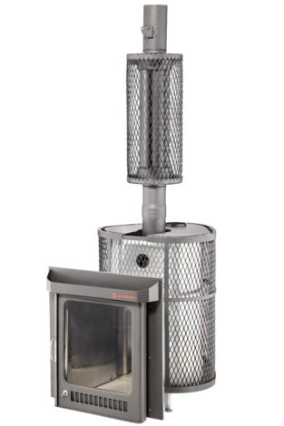 Дровяная банная печь Ферингер  Оптима ПФ (Сетка) в Хабаровске