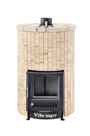 Дровяная банная печь Ферингер Уют-18 ПФ (Пироксенит наборный) в Хабаровске