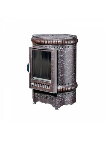 Отопительно-варочная печь Ферингер  Нелжа ПФ (Верде Гватемала наборный) в Хабаровске