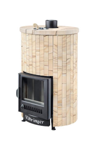 Печь для бани Ферингер  Уют-25 ПФ ("Окаменевшее дерево" наборный) в Хабаровске