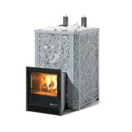 Дровяная печь-каменка ИзиСтим Ялта 35 (Модерн), AISI 430