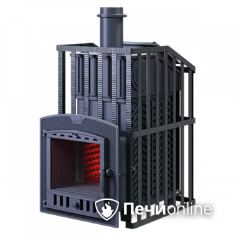 Дровяная банная печь Гефест Ураган ЗК 40 (П2)  в Хабаровске