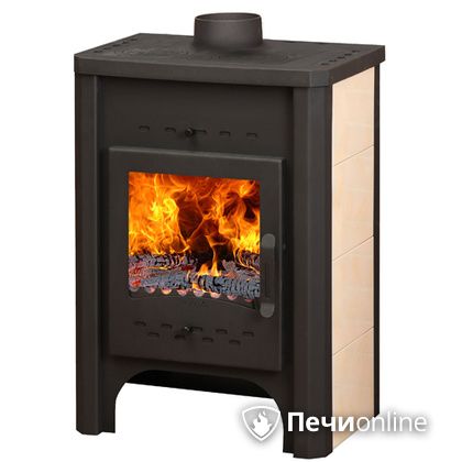 Печь-камин Экокамин Бавария с варочной плитой и т/о 9кВт в Хабаровске