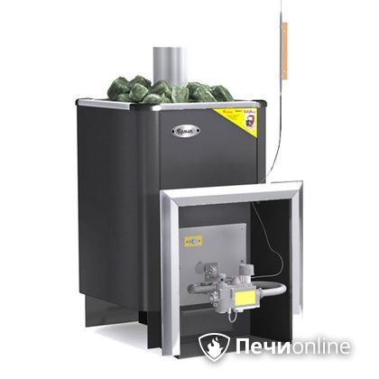 Газо-дровяная банная печь Ермак Уралочка 20 без газовой горелки в Хабаровске