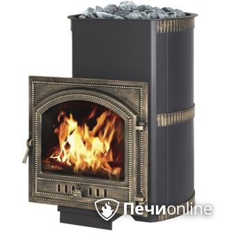 Дровяная банная печь Везувий Лава 28 Камин (205) в Хабаровске