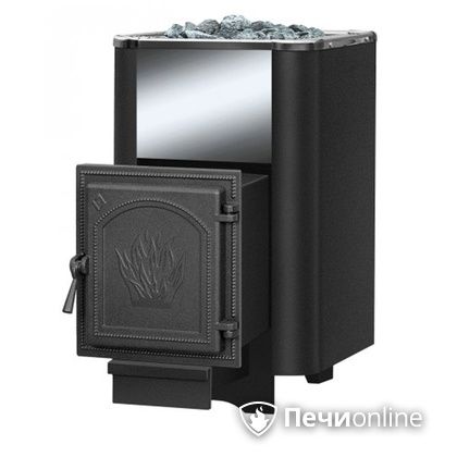 Дровяная банная печь Везувий Сенсация 16 Антрацит (271) в Хабаровске