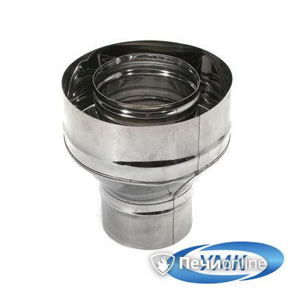 Дымоход УМК Старт-сэндвич холодный D=130х200 Н+Оц 0.5мм по воде в Хабаровске