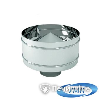 Дымоход УМК Оголовок с дефлектором D200х280 Н+Оц 0.5мм 0.5мм по воде в Хабаровске