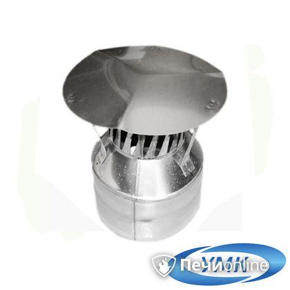Дымоход УМК Оголовок с искрогасителем D180х260 Н+Оц 0.5мм 0.5мм по воде в Хабаровске