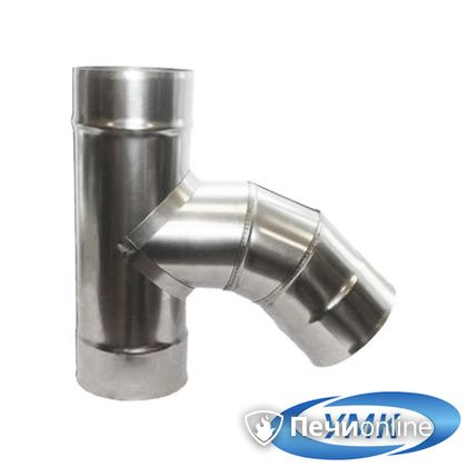 Дымоход УМК Тройник 135° D150 1.0мм нержавейка в Хабаровске