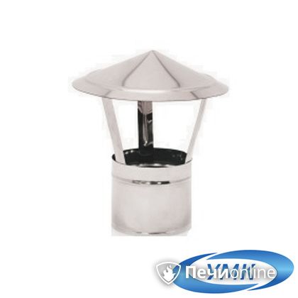 Дымоход УМК Зонт D150 0.5 мм. нержавейка в Хабаровске