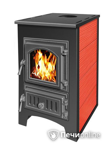 Печь-камин Везувий ПК-01 (270) красный в Хабаровске