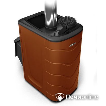 Дровяная банная печь TMF Гейзер 2014 Inox терракота в Хабаровске