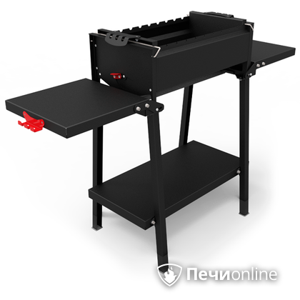 Мангал Grillver Крафтикс Блэк на подставке в Хабаровске